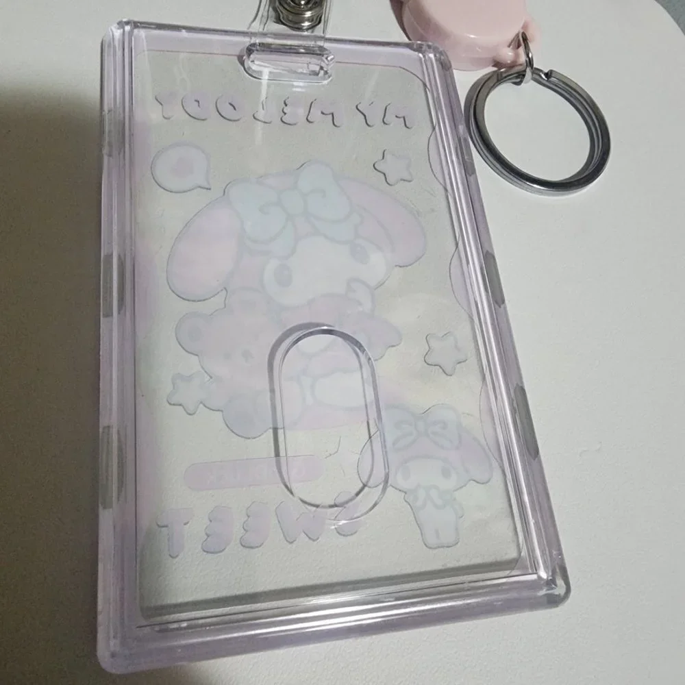Brand New My Melody I I.D Holder Keychain